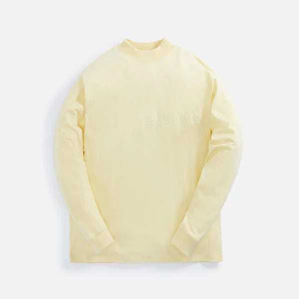 Essentials Logo-Flocked Cotton-Jersey T-Shirt Canary