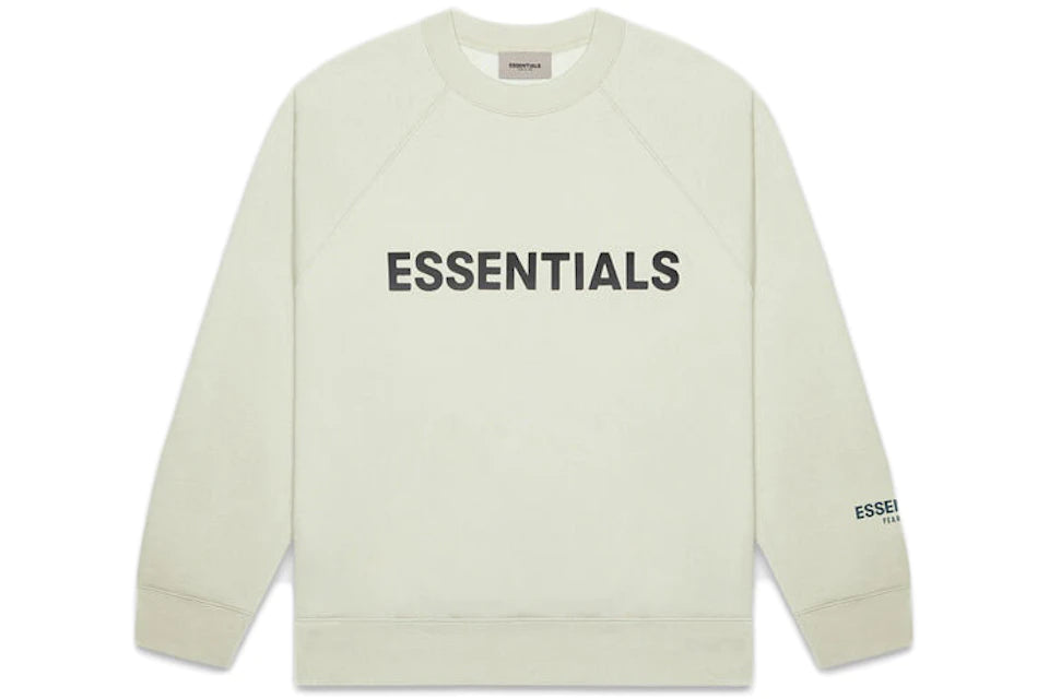Essentials Silicon Applique Crewneck Sage