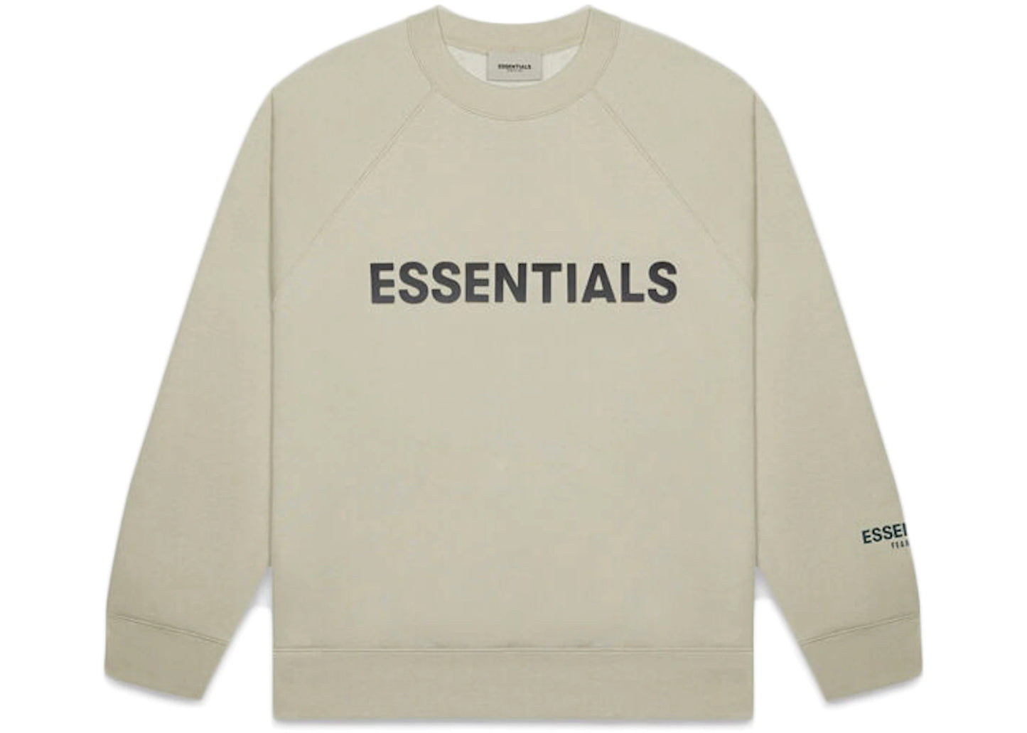 Essentials Silicon Applique Crewneck Moss