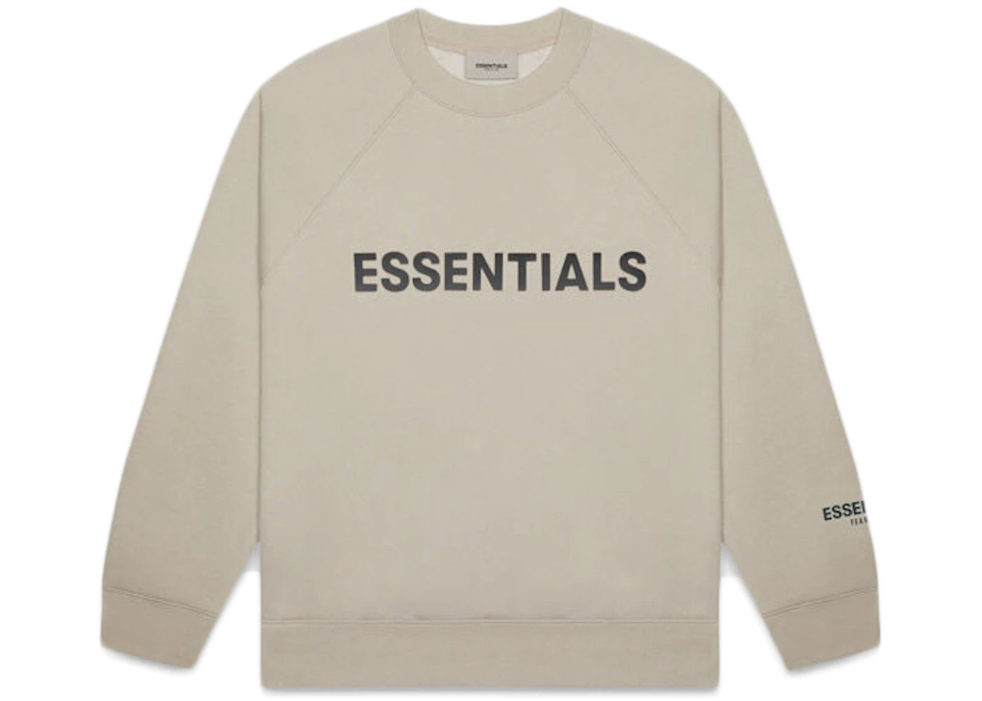 Essentials Silicon Applique Crewneck Olive