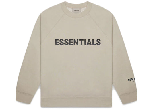 Essentials Silicon Applique Crewneck Olive