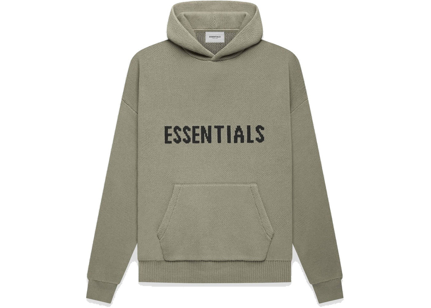 Essentials Knit Pullover Hoodie Pistachio