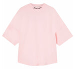 Palm Angels SS22 Mock Neck Tee - Blossom Pink