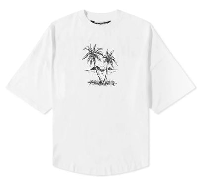 Palm Angels SS22 Scribble Mock Tee