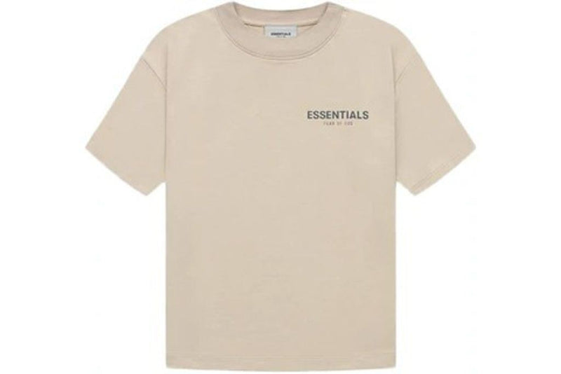 Essentials Reflective Chest Logo Tee Tan