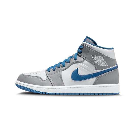 Air Jordan 1 Mid 'Cement True Blue'