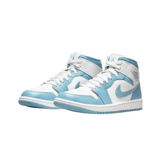 Air Jordan 1 Mid 'UNC White'
