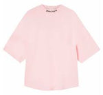 Palm Angels SS22 Mock Neck Tee - Fluo Pink