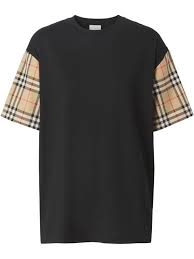 Burberry Vintage Check-Sleeve Tee