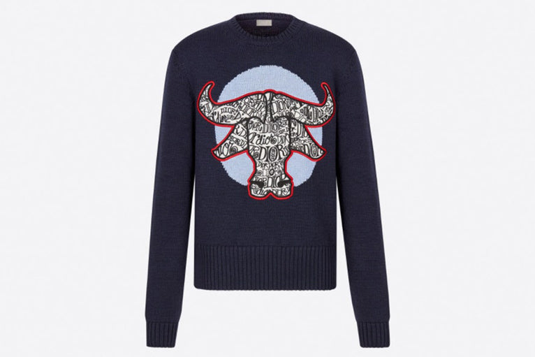 DIOR X SHAWN STUSSY CHINESE NEW YEAR SWEATER