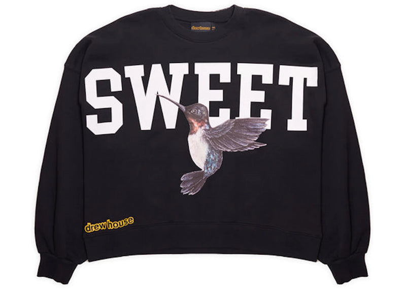 Drew Sweet Boxy Crewneck Black