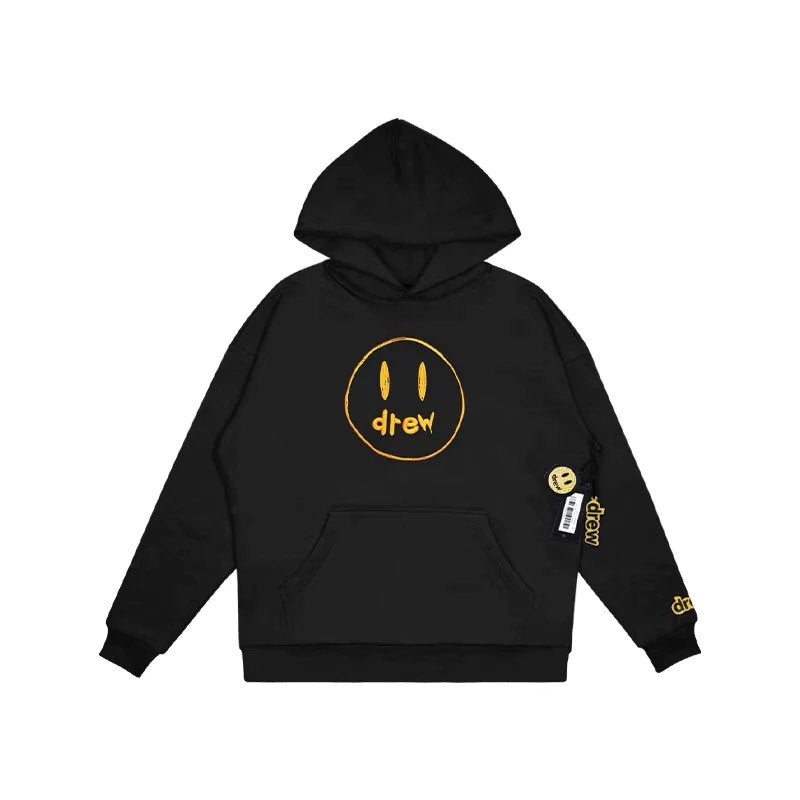 Drew SSENSE Exclusive Painted Mascot Hoodie BlacK