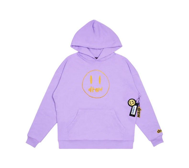 Drew SSENSE Exclusive Painted Mascot Hoodie Purple