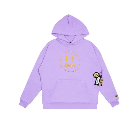 Drew SSENSE Exclusive Painted Mascot Hoodie Purple