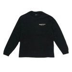 Essentials Floral Long Sleeve Photo T-shirt Black