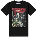 Off White Caravaggio Painting Slim Tee - Black