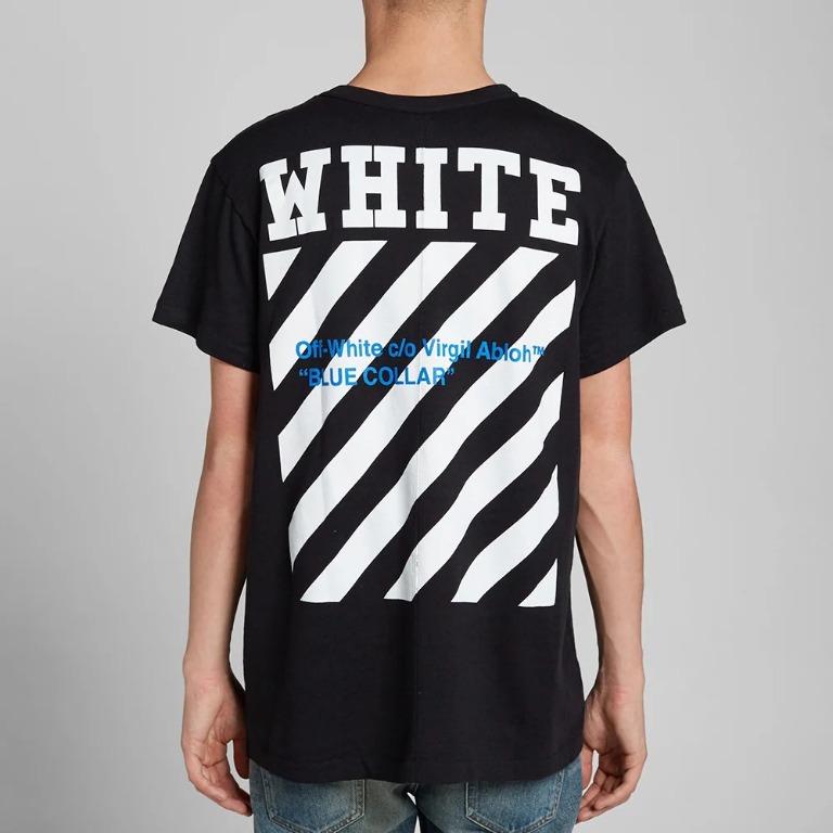 Off White Blue Collar Tee