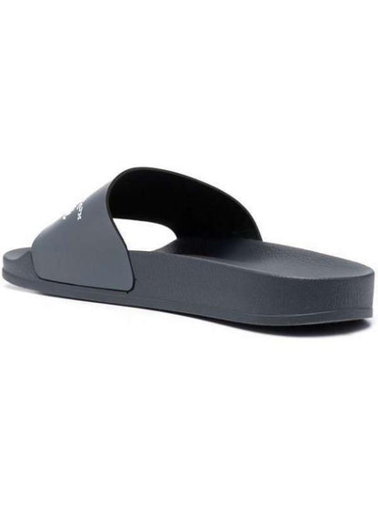 Off White FW21 Grey Logo Slides
