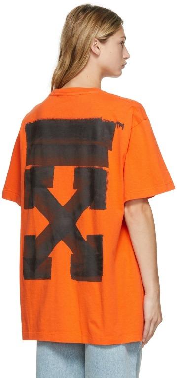 Off White FW21 Jumbo Marker Arrow Tee - Orange