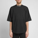 Palm Angels Mock Neck Tee - Black