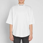 Palm Angels Mock Neck Tee - White