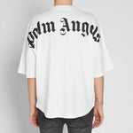 Palm Angels Mock Neck Tee - White