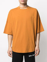 Palm Angels SS21 Mock Neck Tee - Ginger